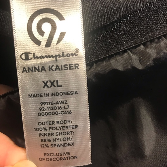 216.  Champion layered shorts by Anna Kaiser. Size 2XX - Picture 9 of 12